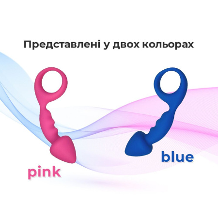 Анальная пробка Adrien Lastic Budy Pink со стимулирующей ножкой, макс. диаметр 2,5см || 