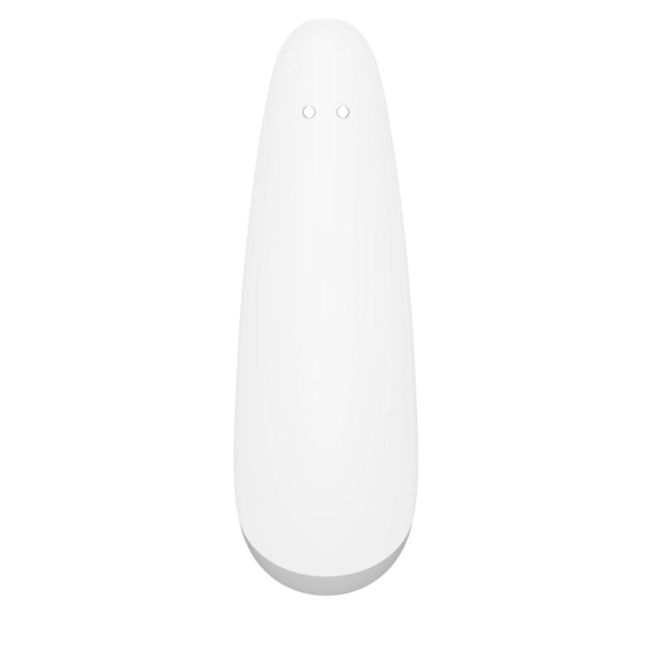 Вакуумный клиторальный стимулятор Satisfyer Curvy 2+ White с управлением через интернет
