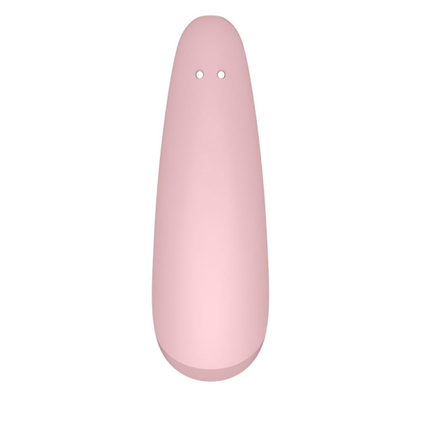 Вакуумный клиторальный стимулятор Satisfyer Curvy 2+ Pink с управлением через интернет