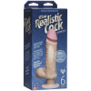 Фаллоимитатор Doc Johnson The Realistic Cock 6 inch ULTRASKYN, диаметр 4,3см, плавная регулировка || 