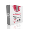 Набор для массажа System JO ALL IN ONE MASSAGE GIFT SET: разогревающий гель, массажер и свеча || 