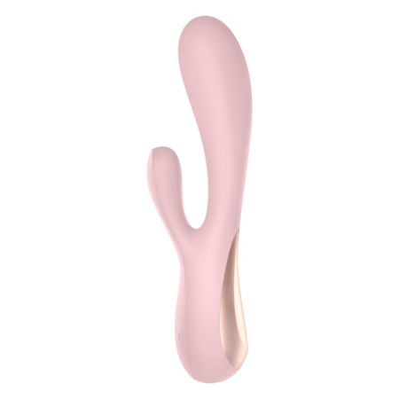 Смарт вибратор-кролик Satisfyer Mono Flex Mauve, 2 мотора, управление через интернет || 