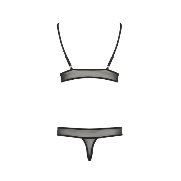 Комплект белья ERZA SET black S/M - Passion: лиф и трусики