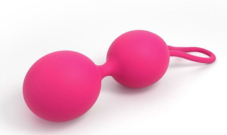 Вагинальные шарики Dorcel Dual Balls Magenta, диаметр 3,6см, вес 55гр || 