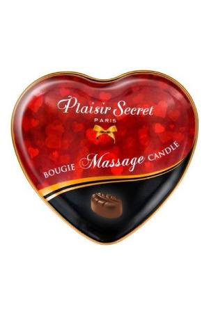 Массажная свеча-сердечко Plaisirs Secrets Chocolate (35 мл) || 