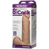 Фаллоимитатор Doc Johnson Vac-U-Lock - 8 Inch ULTRASKYN Cock White, диаметр 5,1см || 