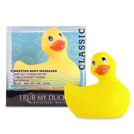 Вибромассажер уточка I Rub My Duckie - Classic Yellow v2.0, скромняжка || 