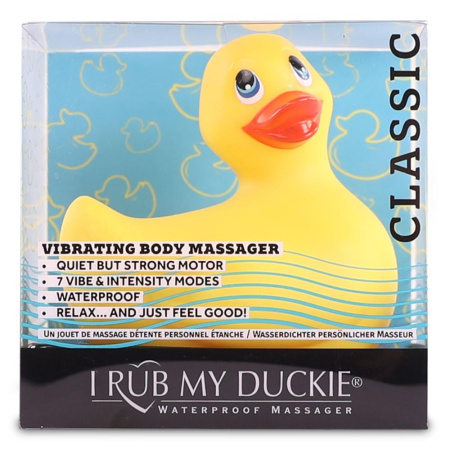 Вибромассажер уточка I Rub My Duckie - Classic Yellow v2.0, скромняжка || 