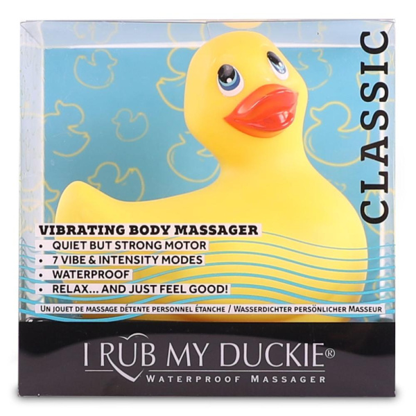 Вибромассажер уточка I Rub My Duckie - Classic Yellow v2.0, скромняжка