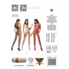Бодистокинг Passion BS058 red, комбинезон, очень воздушный || 