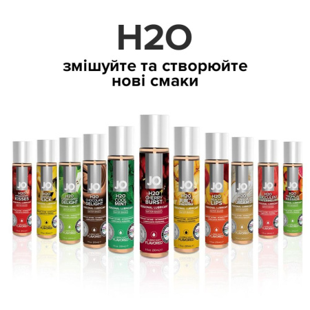 Смазка на водной основе System JO H2O — Cherry Burst (30 мл) без сахара, растительный глицерин || 