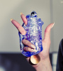 Мастурбатор Fleshlight Fleshskins Grip Blue Ice, надежная фиксация на руке, отлично для пар и минета || 