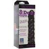Дилдо Doc Johnson CodeBlack - 8 Inch Raging Vac-U-Lock со стимулирующим рельефом, диаметр 3,8см || 