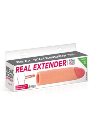 Насадка на член Real Body - Real Extender HARDY с открытой головкой || 