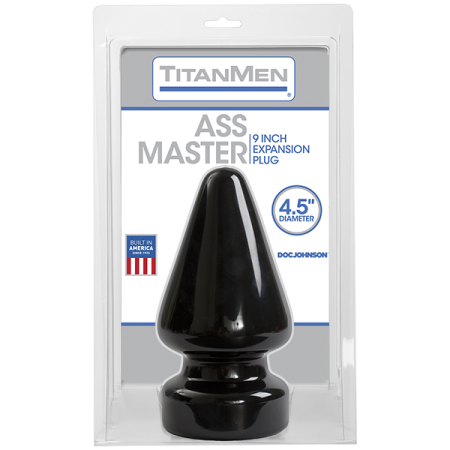 Пробка для фистинга Doc Johnson Titanmen Tools - Butt Plug - 4.5 Inch Ass Master, диаметр 11,7см || 