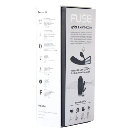Интерактивный вибратор-кролик Ohmibod Fuse for Kiiroo Black || 