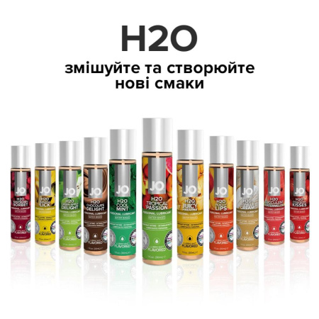 Смазка на водной основе System JO H2O — Tropical Passion (30 мл) без сахара, растительный глицерин || 