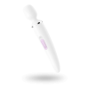 Вибромассажер Satisfyer Wand-er Woman (White/Chrome), водонепроницаемый, мощный, размер XXL || 