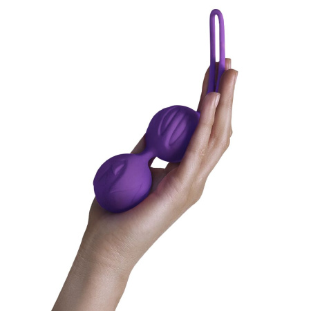 Вагинальные шарики Adrien Lastic Geisha Lastic Balls BIG Violet (L), диаметр 4см, вес 90гр || 