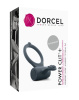 Эрекционное кольцо Dorcel Power Clit Plus с вибрацией, перезаряжаемое, с язычком со щеточкой || 