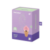Мороженка-спиннатор Satisfyer Lay-On - Sweet Treat Pink/Brown, 10 режимов работы, водонепроницаемый || 