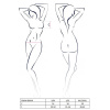 Комплект белья GIANA BIKINI black L/XL Passion: полупрозрачные лиф и трусики с бантиками || 