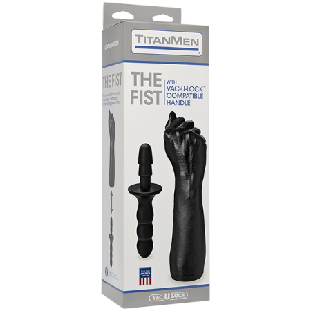 Кулак для фистинга Doc Johnson Titanmen The Fist with Vac-U-Lock Compatible Handle, диаметр 7,6см || 