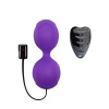 Вагинальные шарики с вибрацией Adrien Lastic Kegel Vibe Purple, диаметр 3,7см