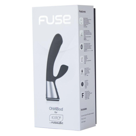 Интерактивный вибратор-кролик Ohmibod Fuse for Kiiroo Black || 