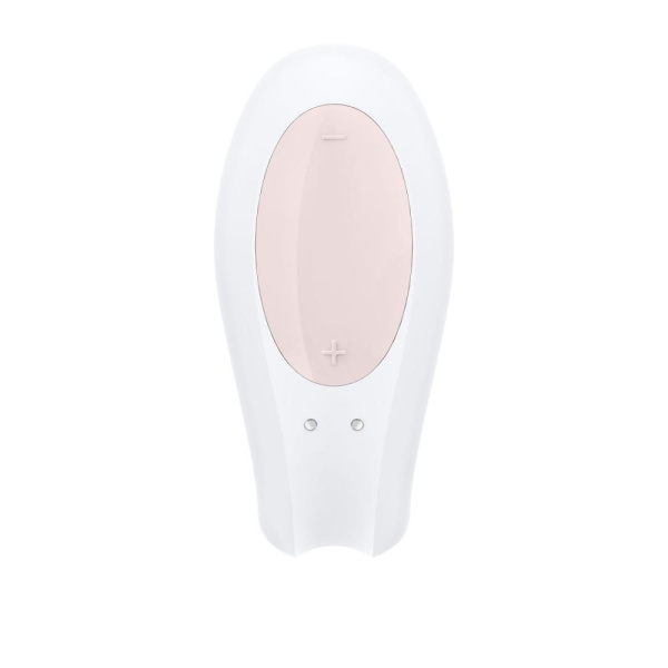 Смарт-вибратор для пар Satisfyer Double Joy White с широким клиторальным стимулятором