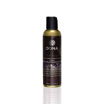 Массажное масло DONA Kissable Massage Oil Chocolate Mousse (110 мл) можно для оральных ласк