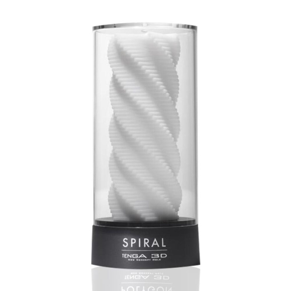 Мастурбатор Tenga 3D Spiral, очень нежный, из антибактериального эластомера с серебром