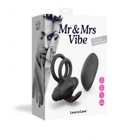 Эрекционное виброкольцо Love To Love Mr & Mrs VIBE с пультом д/у || 