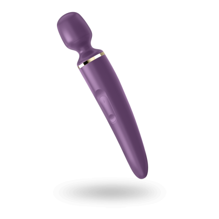 Вибромассажер Satisfyer Wand-er Woman (Purple/Gold) водонепроницаемый, мощный, размер XXL || 