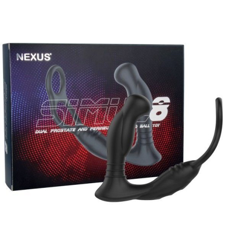 Стимулятор простаты Nexus SIMUL8 Prostate Stimulator с эрекционным кольцом и двумя моторами || 