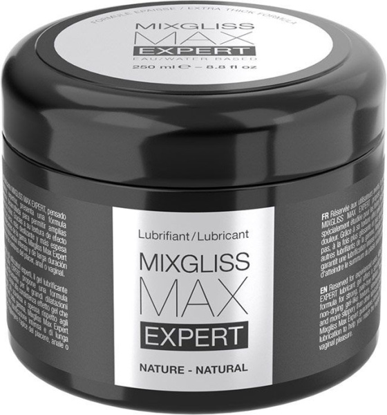 Густая смазка для фистинга и анального секса MixGliss MAX Expert Nature (250 мл)  на водной основе