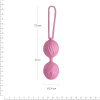 Вагинальные шарики Adrien Lastic Geisha Lastic Balls Mini Pink (S), диаметр 3,4 см, масса 85 г || 