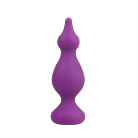 Анальная пробка Adrien Lastic Amuse Medium Purple (M) с двумя переходами, макс. диаметр 3,6 см