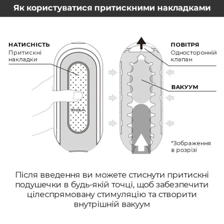 Вибромастурбатор Tenga Flip Zero Electronic Vibration White, изменяемая интенсивность, раскладной || 