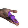 Эрекционное виброкольцо Adrien Lastic Lingus MAX Violet с язычком для стимуляции клитора || 