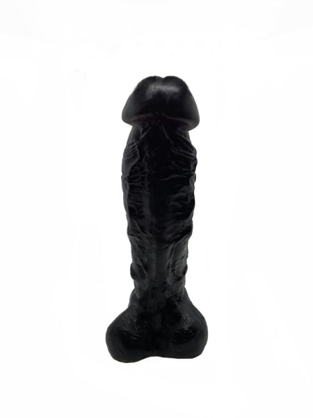 Крафтовое мыло-член с присоской Чистый Кайф Black size XL, натуральное