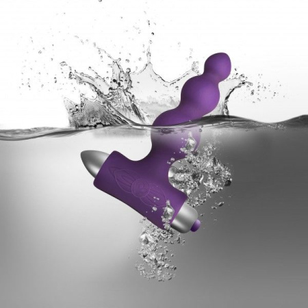 Анальный вибратор Rocks Off Petite Sensations — Bubbles Purple || 