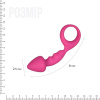 Анальная пробка Adrien Lastic Budy Pink со стимулирующей ножкой, макс. диаметр 2,5см || 
