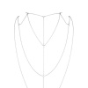 Цепочка для спины Bijoux Indiscrets Magnifique Back and Cleavage Chain - Silver, украшение для тела || 